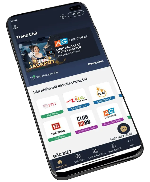 Biểu tượng chiếc cúp vàng thể hiện sự uy tín và chất lượng dịch vụ của 55vin Casino trong lĩnh vực cá cược thể thao.